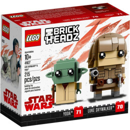LEGO BrickHeadz - 41627 - Luke Skywalker™ y Yoda™