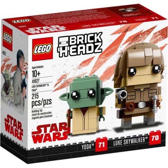 LEGO BrickHeadz - 41627 - Luke Skywalker™ y Yoda™