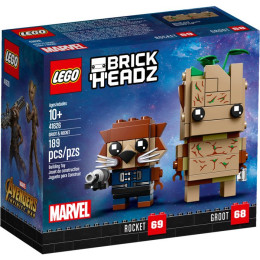 LEGO BrickHeadz - 41626 - Groot y Rocket