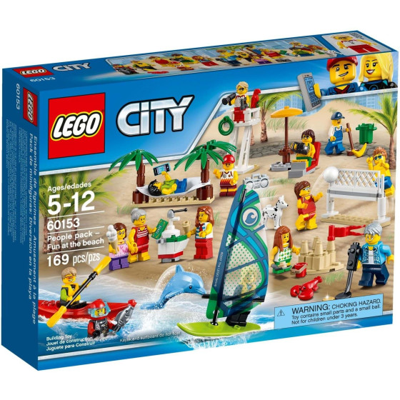 LEGO City - 60153 - Pack de Minifiguras: Diversión en la Playa