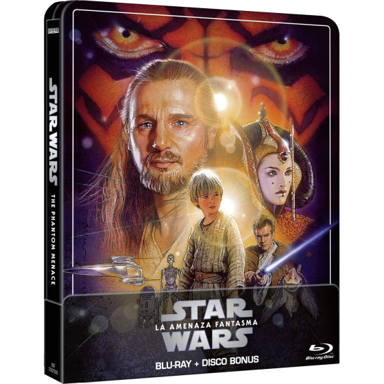 STAR WARS I: LA AMENAZA FANTASMA - EDIC. METÁLICA [BLU-RAY]