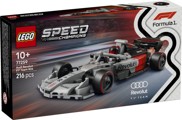 LEGO Speed Champions - 77259 - Coche de Carreras Audi Revolut F1® Team R26