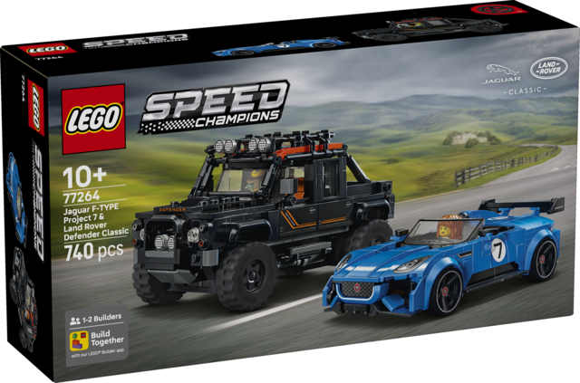 LEGO Speed Champions - 77264 - Jaguar Project 7 y Land Rover Defender