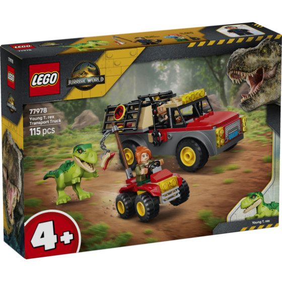 LEGO Jurassic World™ - 77978 - Camión de Transporte del T. rex Joven