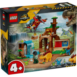 LEGO Jurassic World™ - 77981 - Velocirraptor, Stegosaurus y Pteranodon: Misión de Rescate