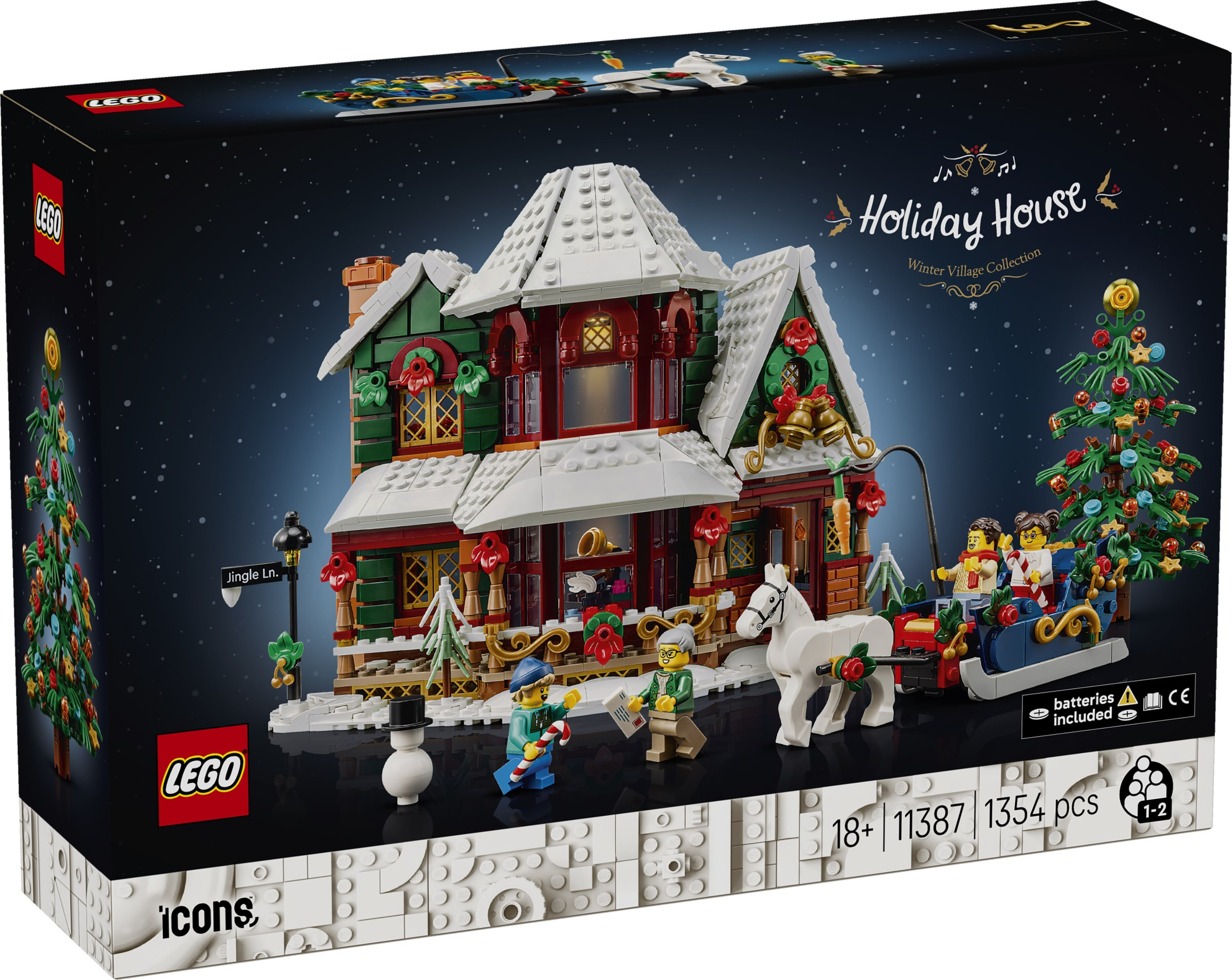 LEGO Icons - 11387 - Casa Navideña