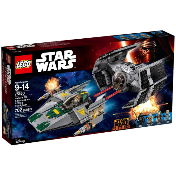 LEGO STAR WARS - 75150 - VADER'S TIE ADVANCED VS A-WING STARFIGHTER