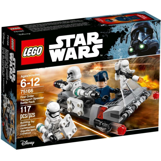 LEGO Star Wars - 75166 - Pack de Batalla: Deslizador de transporte de la Primera Orden