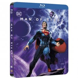 El Hombre de Acero DC Illustrated - Edición Metálica [BLU-RAY]