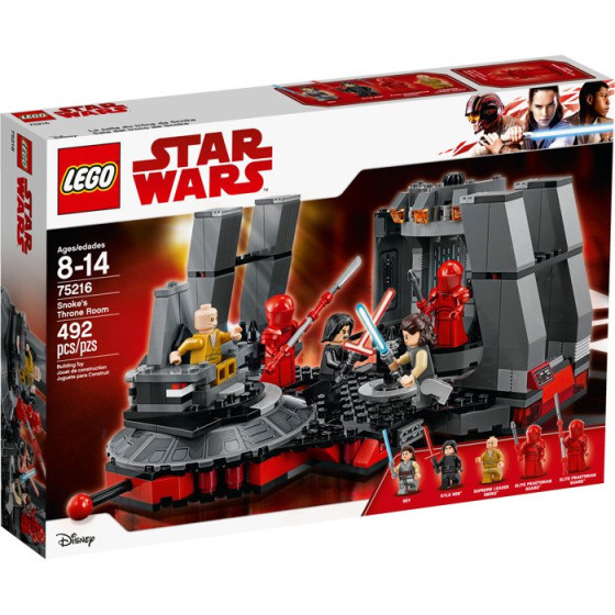 LEGO Star Wars - 75216 - Sala del trono de Snoke