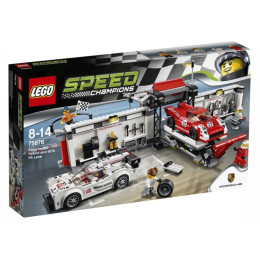 LEGO Speed Champions - 75876 - Puesto de reparación para Porsche 919 Hybrid y 917K