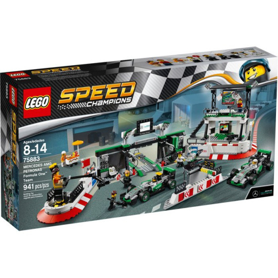 LEGO Speed Champions - 75883 - Equipo de Formula One MERCEDES AMG PETRONAS