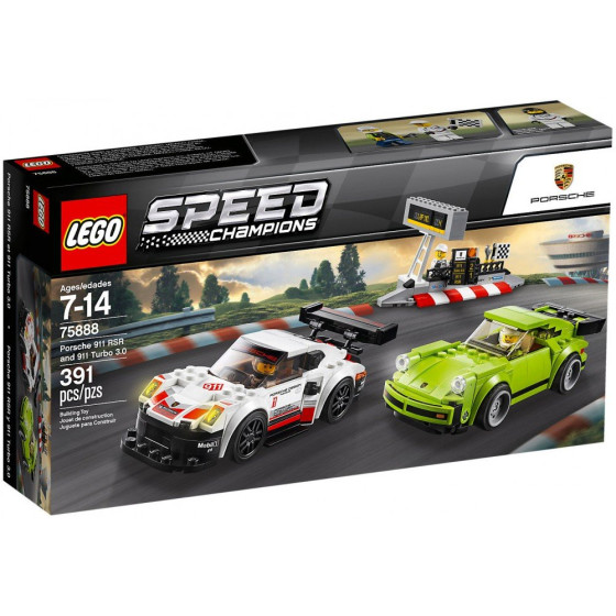 LEGO Speed Champions - 75888 - Porsche 911 RSR y 911 Turbo 3.0