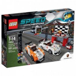 LEGO Speed Champions - 75912 - Línea de Meta del Porsche 911 GT