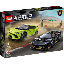 LEGO Speed Champions - 76899 - Lamborghini Urus ST-X & Lamborghini Huracán Super Trofeo EVO