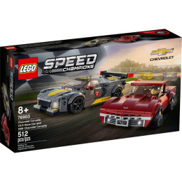 LEGO Speed Champions - 76903 - Deportivo Chevrolet Corvette C8.R y Chevrolet Corvette de 1968