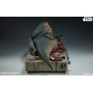 Star Wars Episode VI Figura 1/6 Jabba the Hutt & Throne Deluxe 34 cm