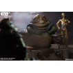 Star Wars Episode VI Figura 1/6 Jabba the Hutt & Throne Deluxe 34 cm