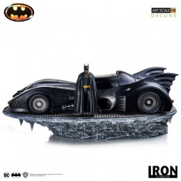 Batman (1989) Estatua Deluxe Art Scale 1/10 Batman & Batmobile 75 cm