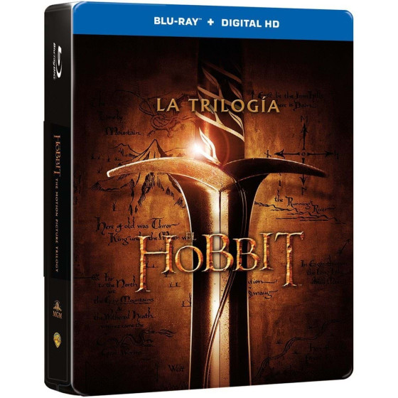 EL HOBBIT: TRILOGÍA CINEMATOGRÁFICA - EDIC. METÁLICA [BLU-RAY]