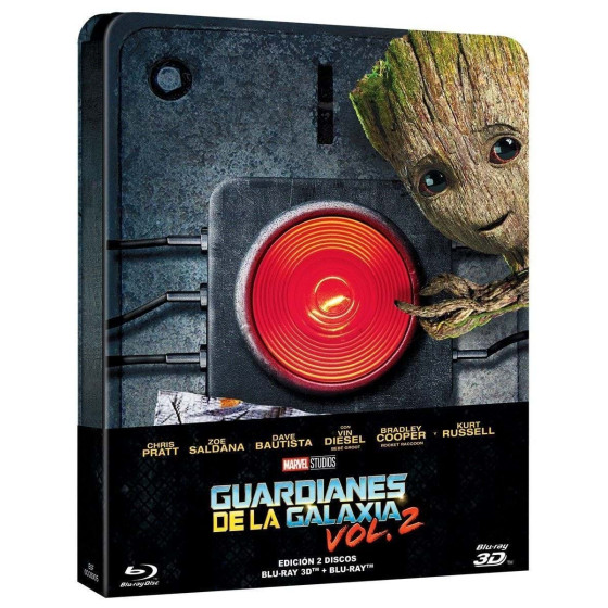 GUARDIANES DE LA GALAXIA VOL. 2 - EDIC. METÁLICA [BLU-RAY/3D]