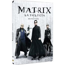 MATRIX: TRILOGÍA + ANIMATRIX - EDIC. METÁLICA (2015) (DVD)