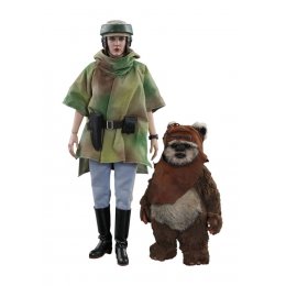 Star Wars Episode VI Pack de 2 Figuras Movie Masterpiece 1/6 Princess Leia & Wicket 15-27 cm