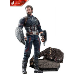 Vengadores Infinity War Figura Movie Masterpiece 1/6 Captain America Movie Promo Edition 31 cm