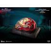 Avengers Endgame Estatua Master Craft Iron Man Mark50 Helmet Battle Damaged 22 cm