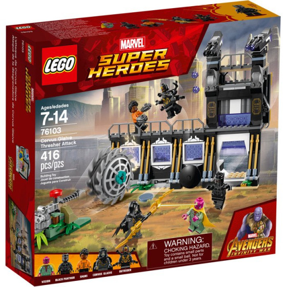 LEGO Marvel Super Heroes - 76103 - Ataque de la desgranadora de Corvus Glaive