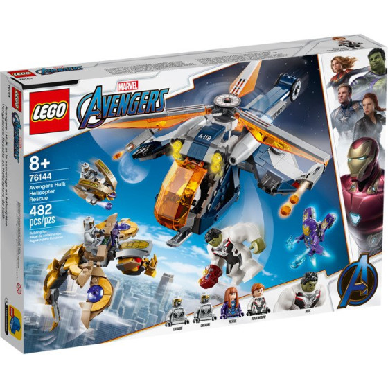LEGO Marvel Super Heroes - 76144 - Vengadores: Rescate en Helicóptero de Hulk