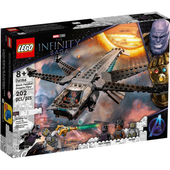 LEGO Marvel Super Heroes - 76186 - Dragon Flyer de Black Panther