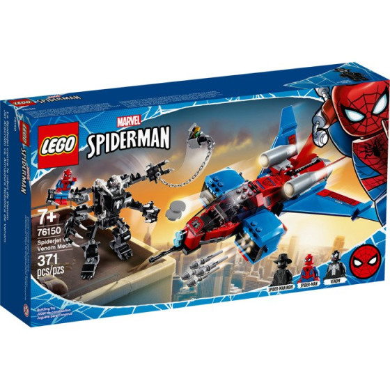 LEGO Marvel Super Heroes - 76150 - Jet Arácnido vs. Armadura Robótica de Venom