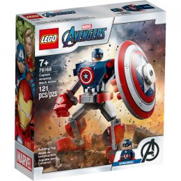 LEGO Marvel Super Heroes - 76168 - Armadura Robótica del Capitán América